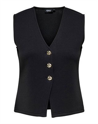 ONLNaomi Vest - Black/Gold